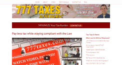 Desktop Screenshot of 777taxes.com