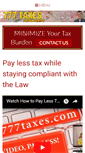 Mobile Screenshot of 777taxes.com